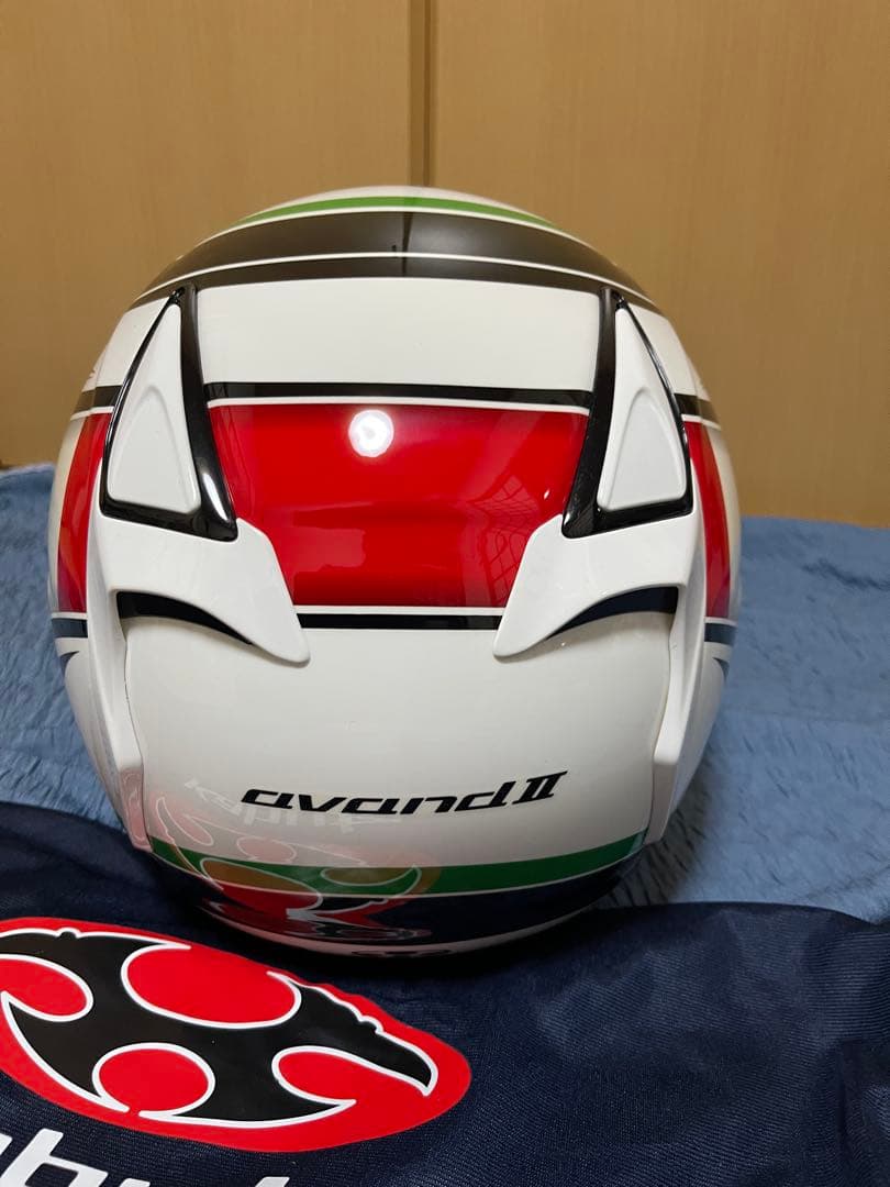 【美品】Kabuto ジェットヘルメット屋外 未使用 クリアシールド付き