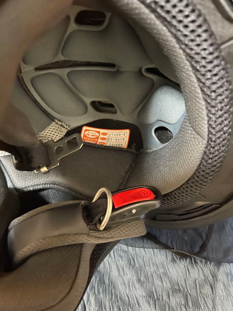 【美品】Kabuto ジェットヘルメット屋外 未使用 クリアシールド付き