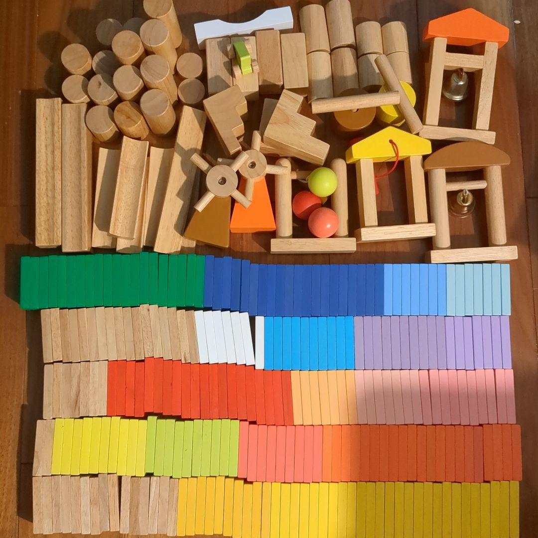 ニチガン　ドミノ　大量　積み木