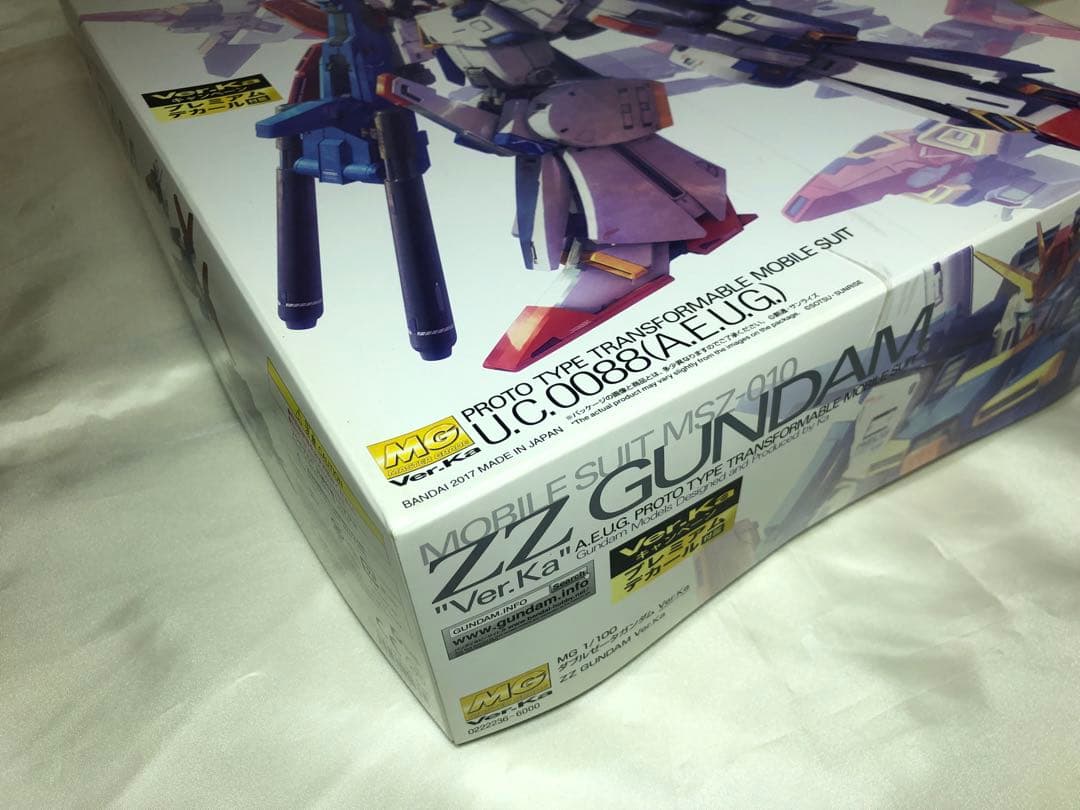 MG1/100ダブルゼータガンダムVer.Ka と 強化型拡張パーツセット