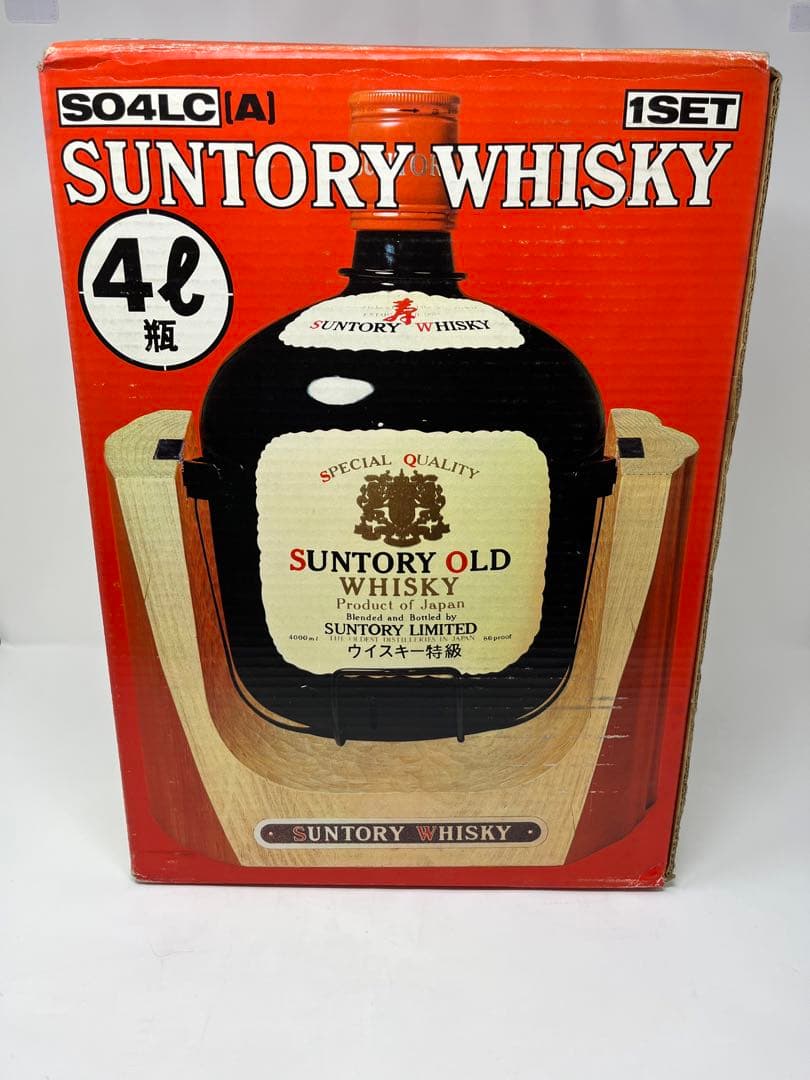 【限定品】サントリー オールド 4ℓ瓶 専用台座付き
