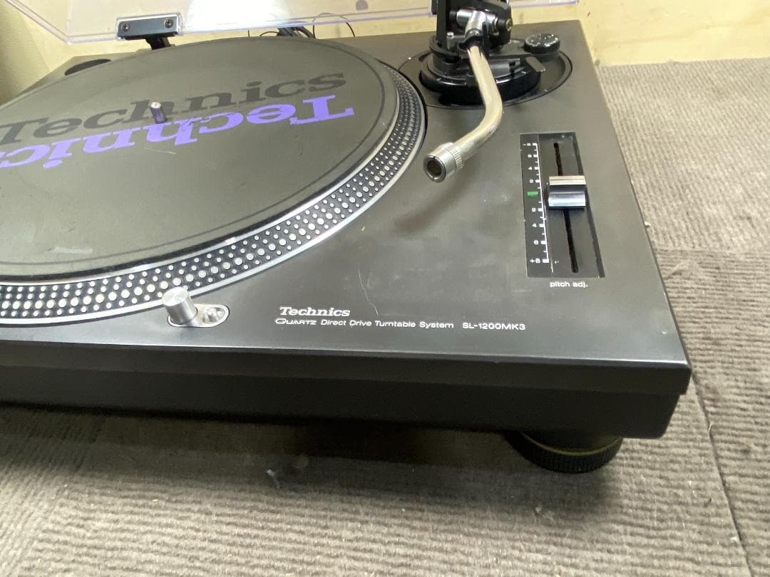 611 technics SL-1200mk3 ターンテーブル