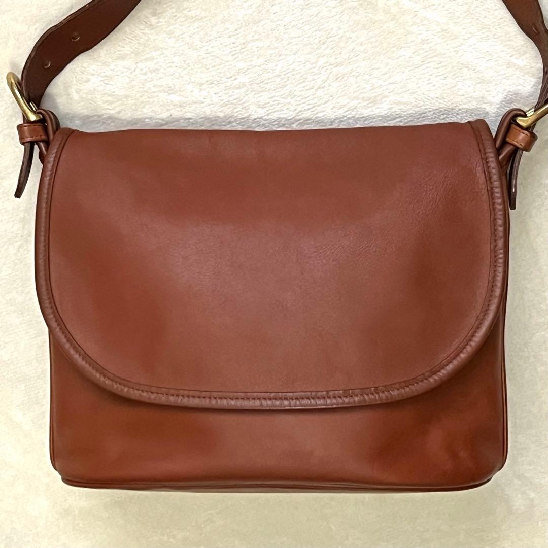 美品✨ COACH オールドコーチ ショルダーバッグ クロスボディ レザー