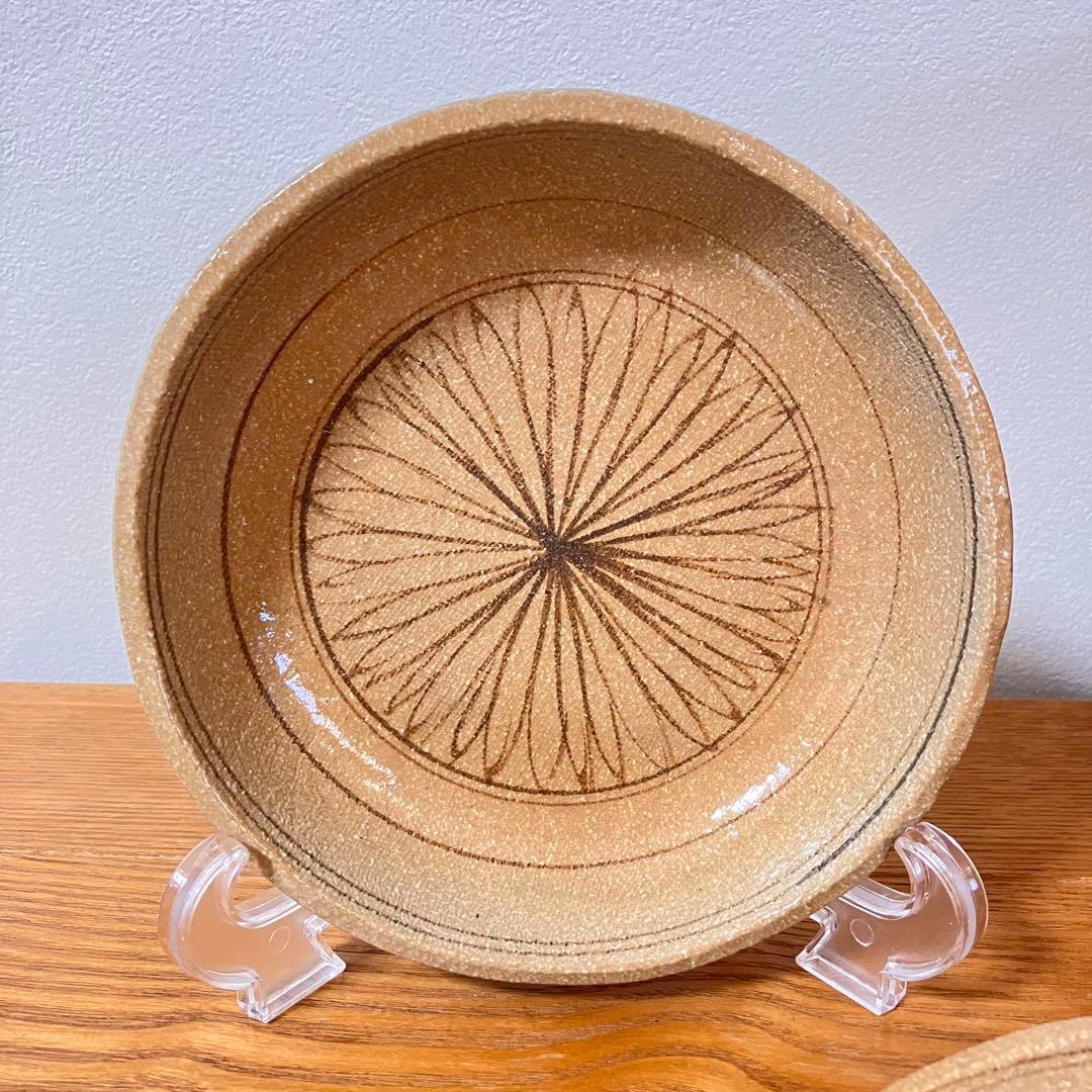 瀬戸唐津　菊花文　鉢　5枚