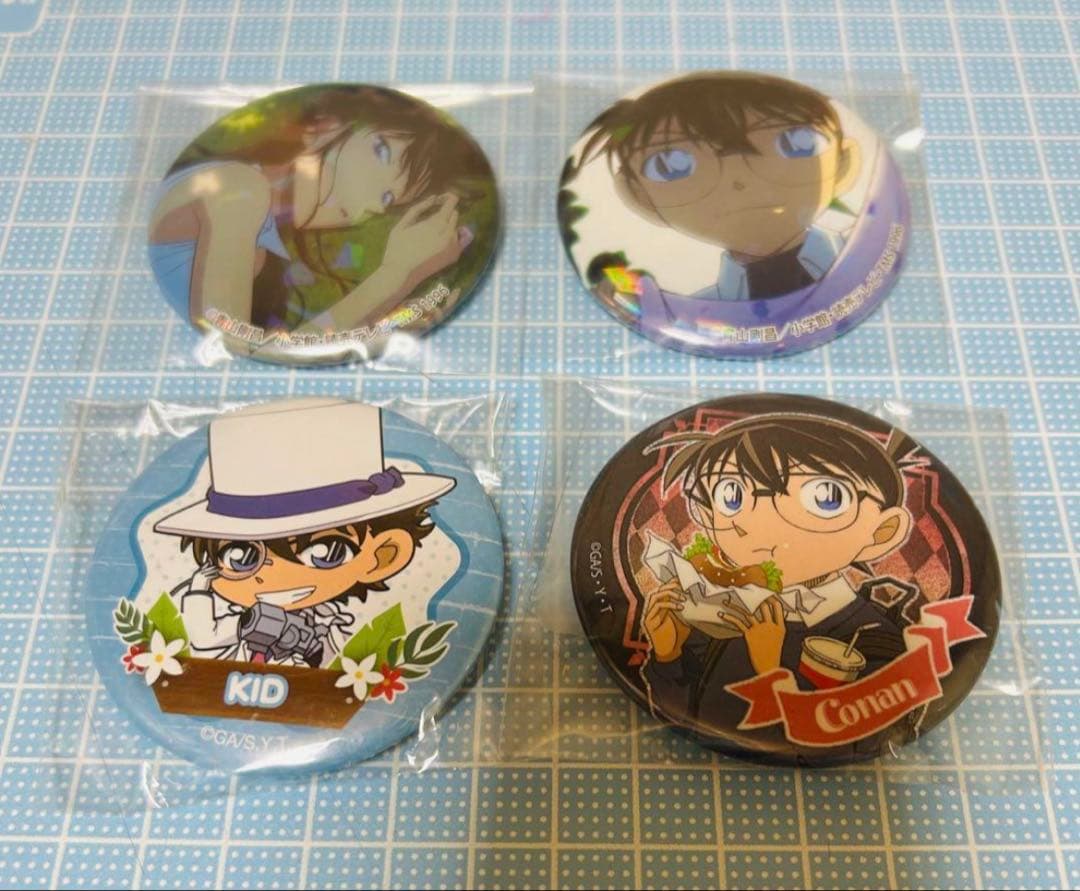 名探偵コナン トムス 夏　缶バッジ 蘭　コナン