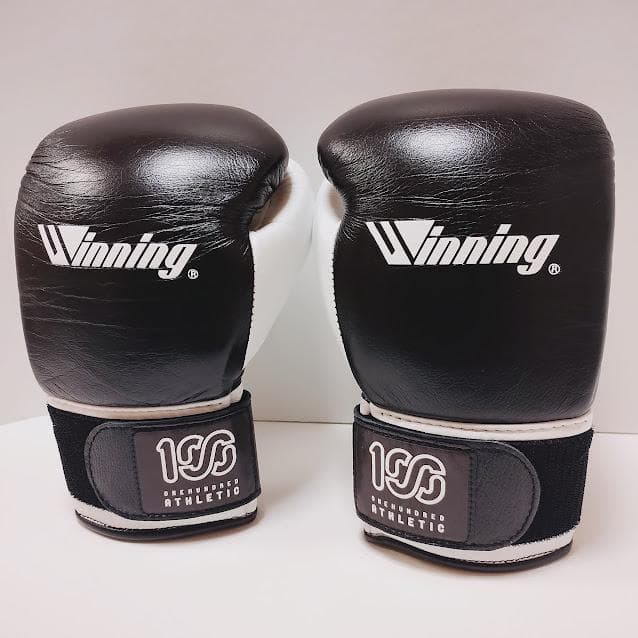 winning × 100A コラボ ボクシンググローブ 8oz スペシャルロゴ