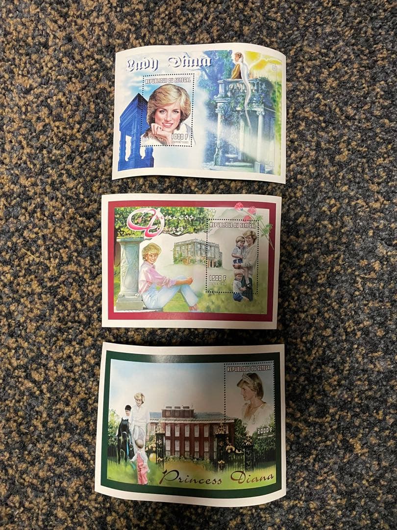 プリンセス ダイアナ 切手 など セット