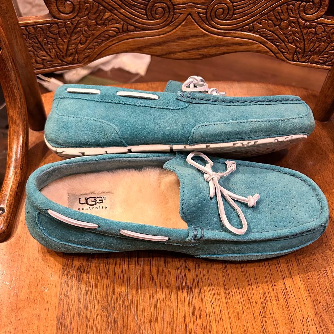 【極美品】UGG M CHESTER 26㎝UGG ターコイズ モカシン