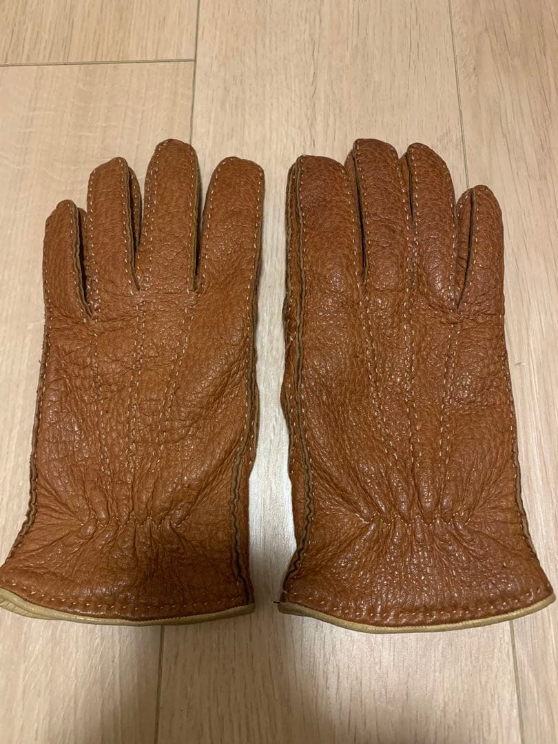 restelli手袋　ブラウン　MILANO