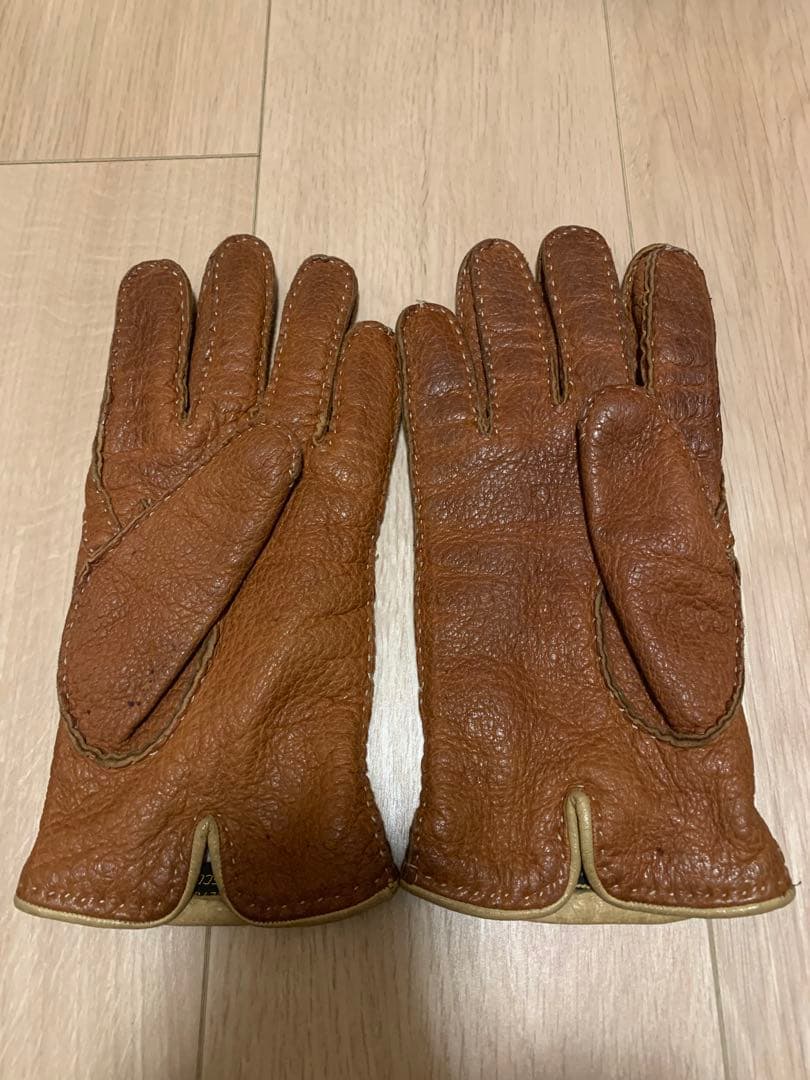 restelli手袋　ブラウン　MILANO