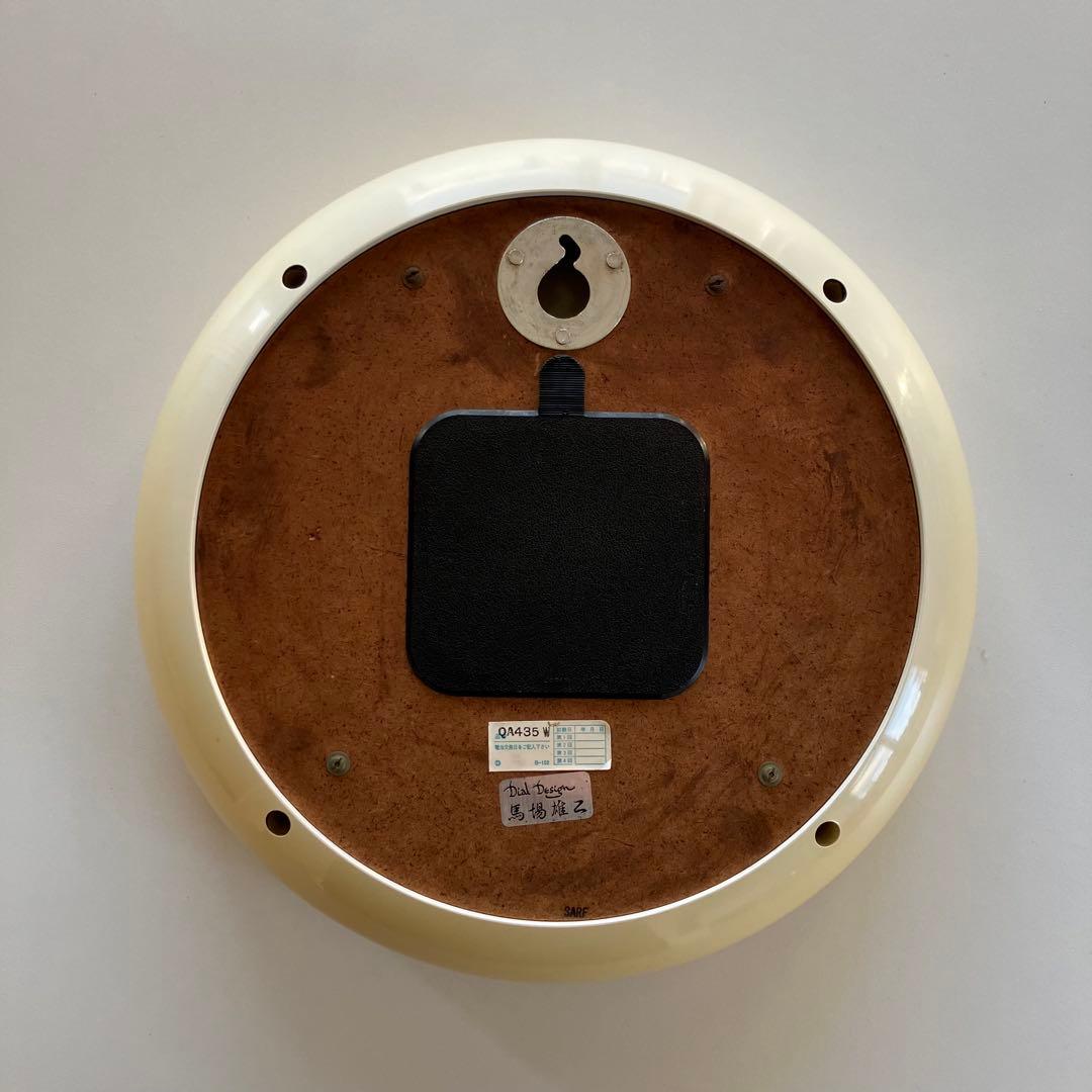 馬場雄二　タイポグラフ　SEIKO 掛時計　ミッドセンチュリー　ポストモダン