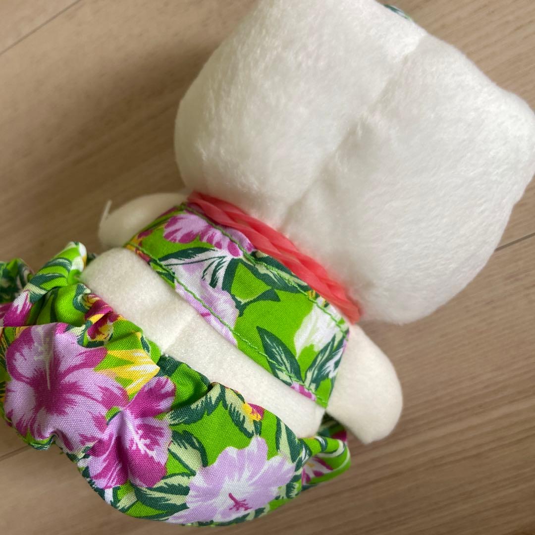 サンリオ　ハワイアンハローキティ ぬいぐるみ　当時物　平成レトロ　非売品　グッズ