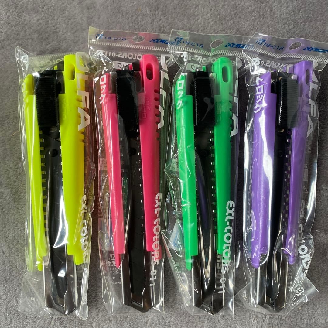 【限定】オルファ カラーズ（OLFA COLORS） 12色24種セット