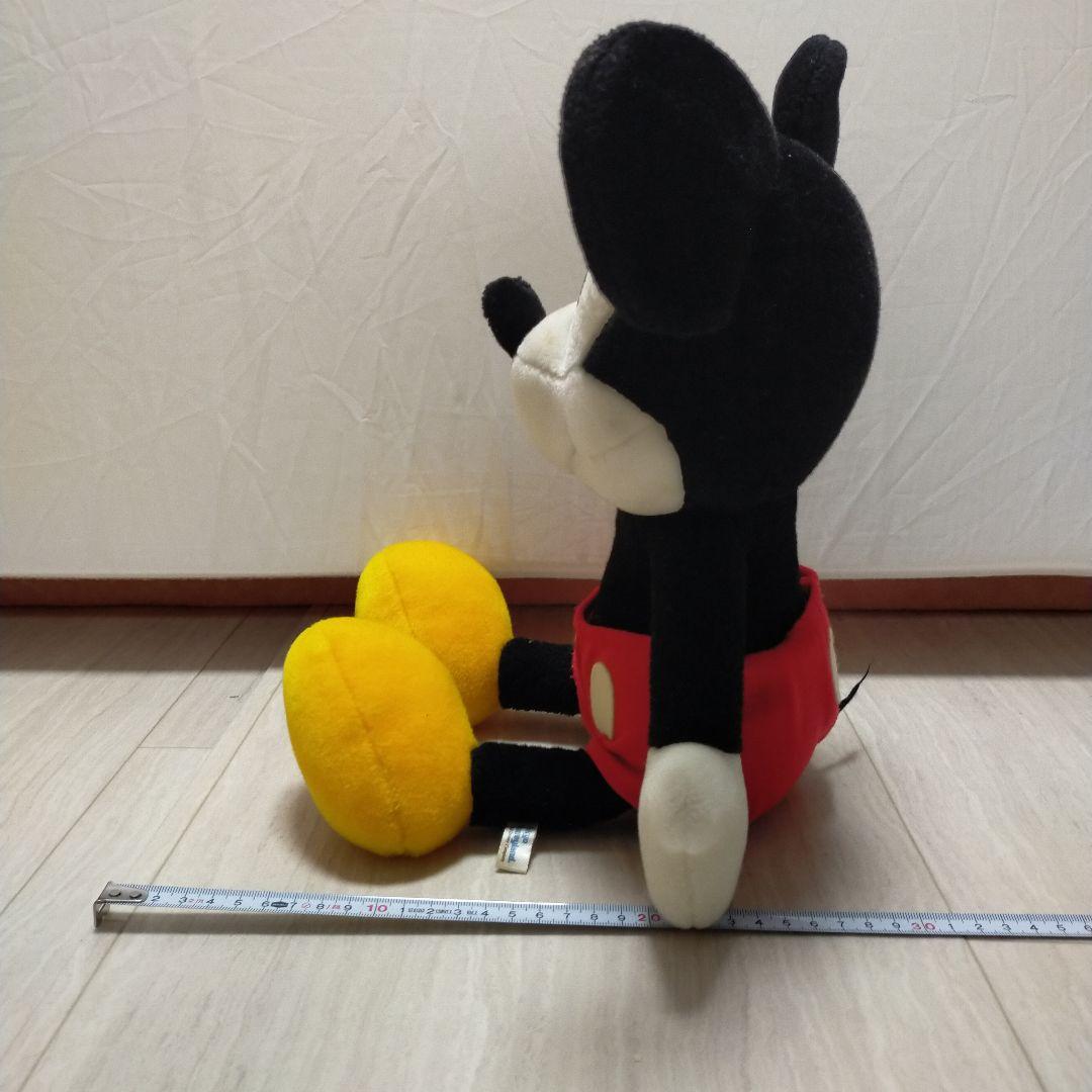 ミッキーマウス ぬいぐるみ 約40cm　白　ホワイト