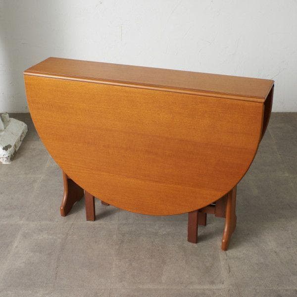 86352★イギリス ヴィンテージ ゲートレッグテーブル ダイニングテーブル