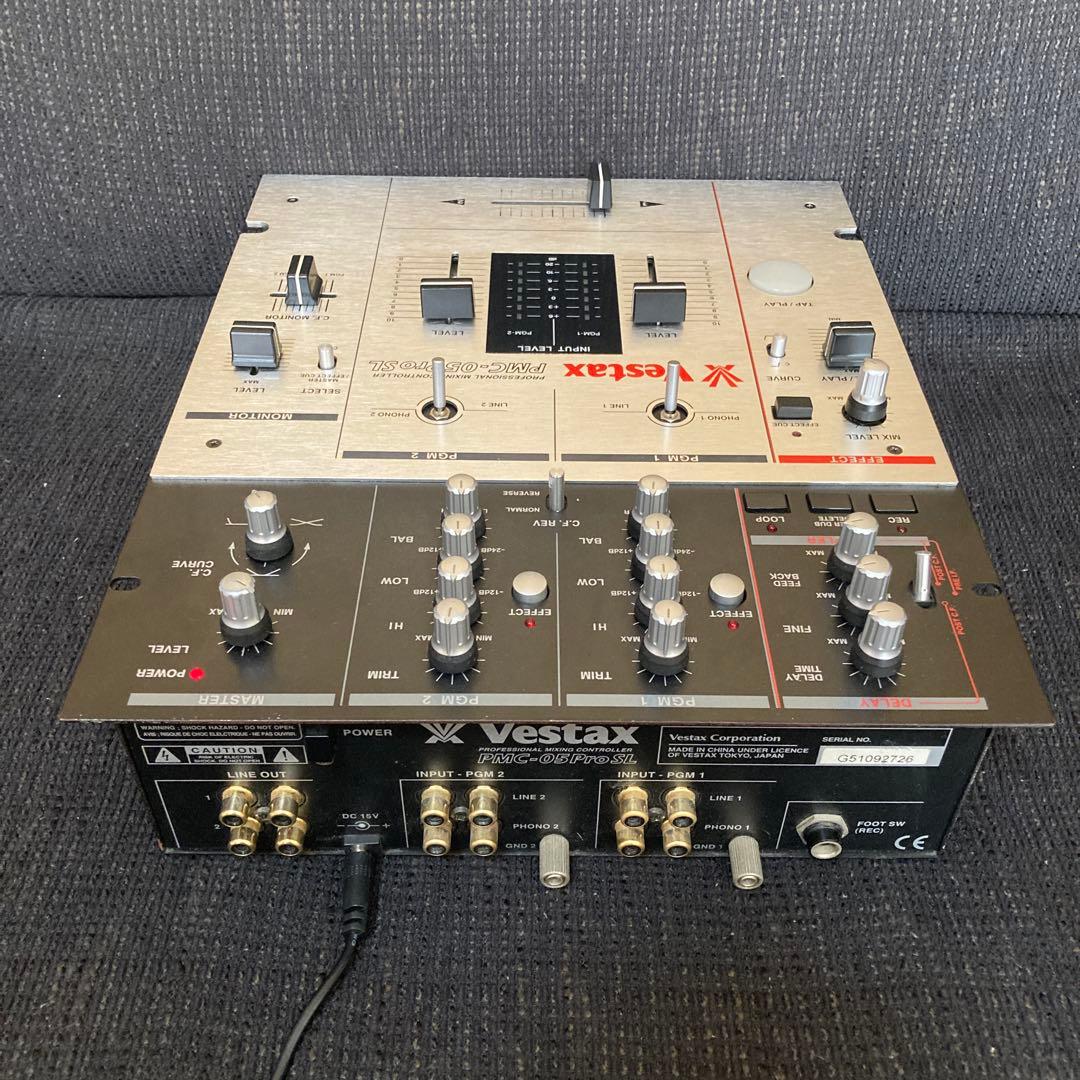 ジャンク品！少しガリあり！ Vestax PMC-05Pro SL DJミキサー
