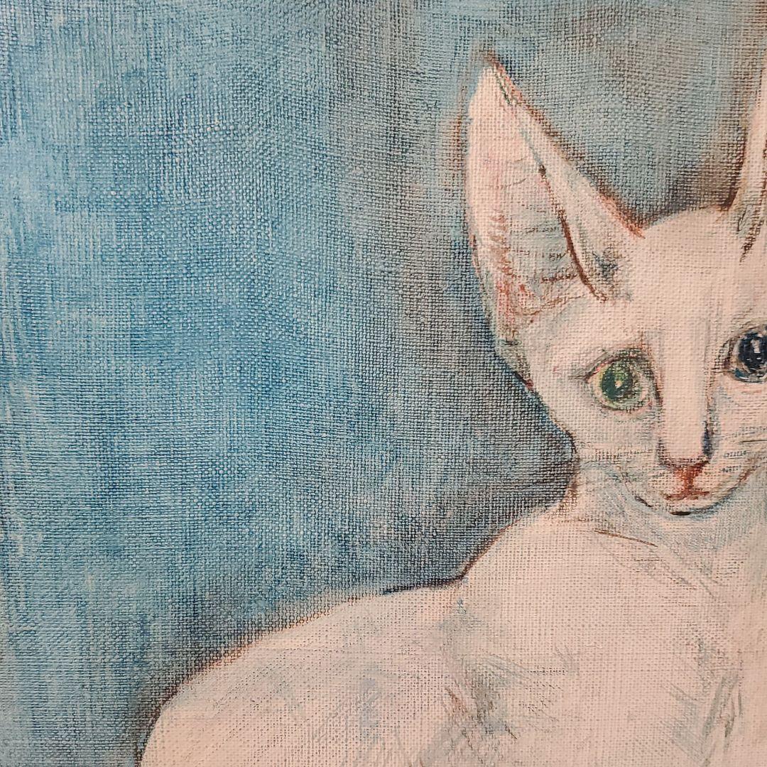 【hanako】猫　油絵104