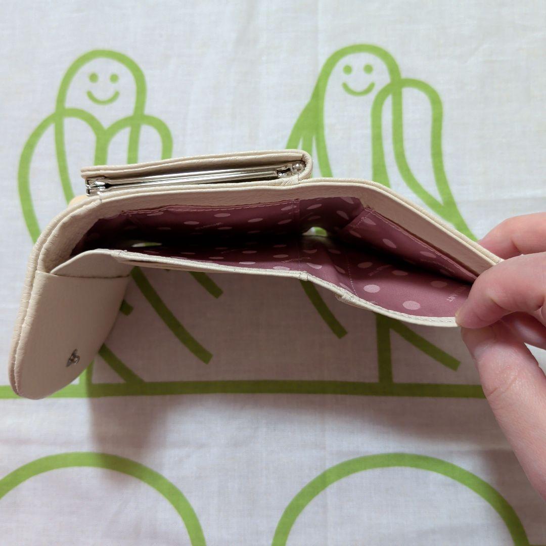 タイムセール　新品・未使用品　ジルスチュアート　三つ折り財布ルナティ アイボリー