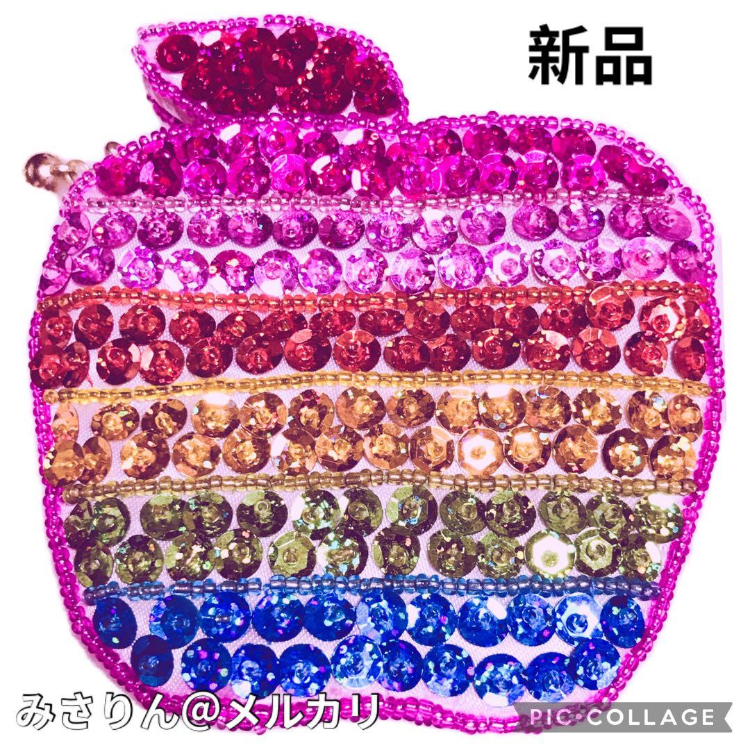 激レア 新品 ハローキティ ビーズ ポーチ 財布 2001年 スパンコール 希少