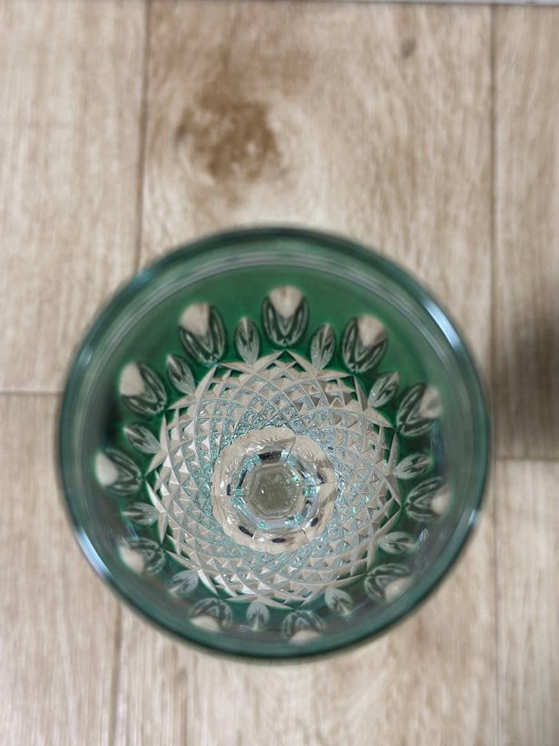 ELBE AJKA エルベクリスタル アイカクリスタルグラス ハンガリー製 2客