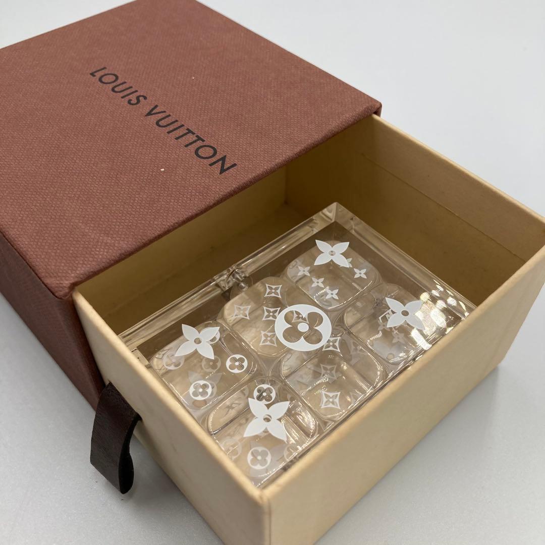 ！極美品！　ルイヴィトン　サイコロ　ダイス　ノベルティ　クリスタル　A13Kk