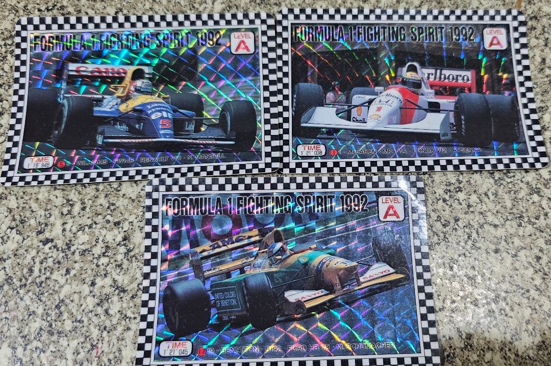 F1 FIGHTING SPIRIT 1992　シューマッハ　アイルトン・セナ