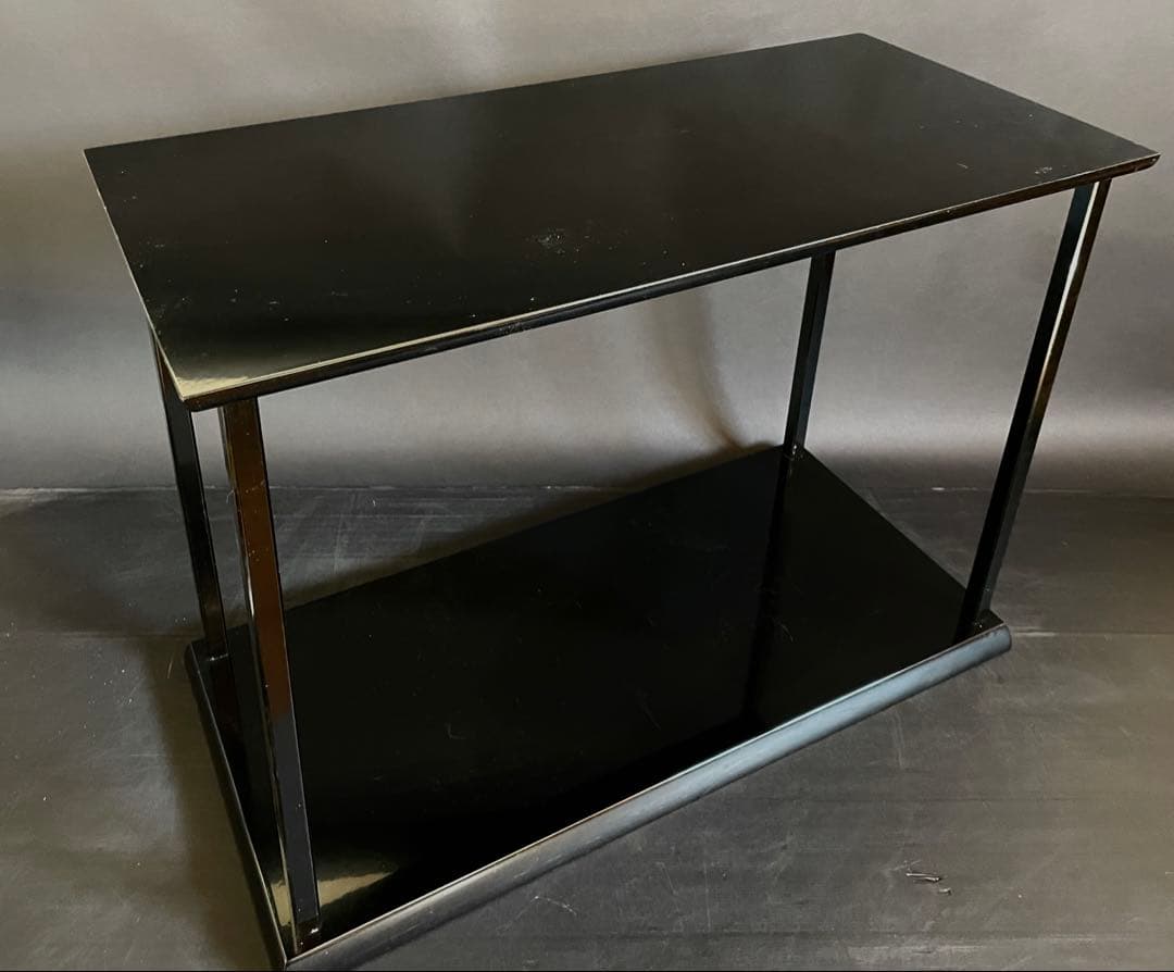 「祖」 真塗 台子 真台子 組立式 紙箱 茶道具 （123F⑤）