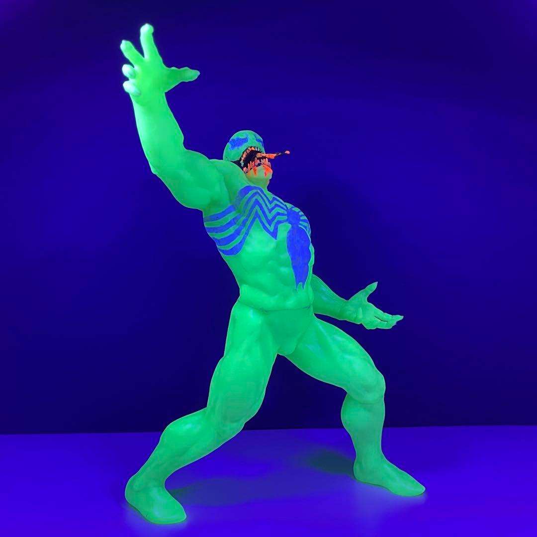 ベノム ヴェノム ソフビ 希少絶版 サンプル テストショット蓄光 ホライゾン