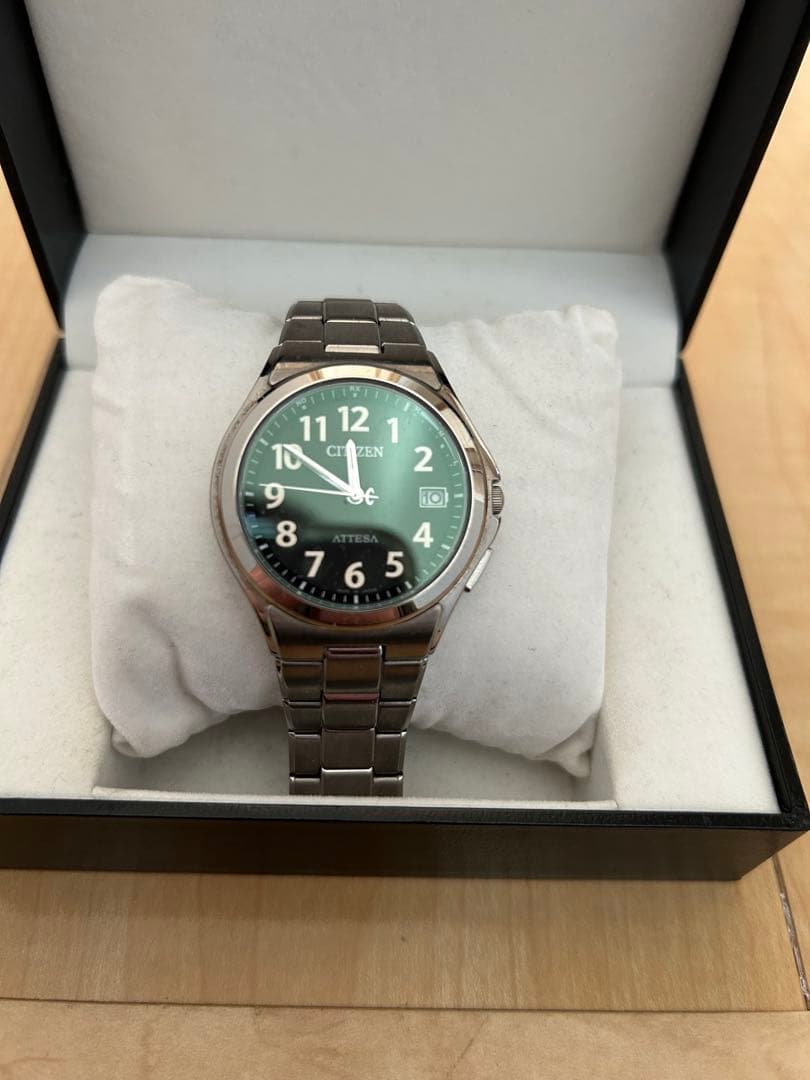 シチズン アテッサ ATD53-2846 美品 チタン 電波 ソーラー