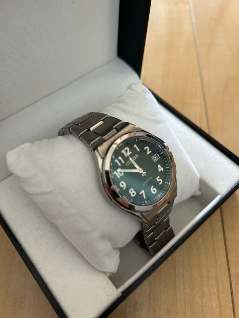 シチズン アテッサ ATD53-2846 美品 チタン 電波 ソーラー