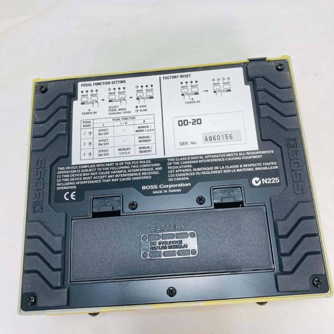 希少 BOSS OD-20 DRIVE ZONE エフェクター ツインペダル