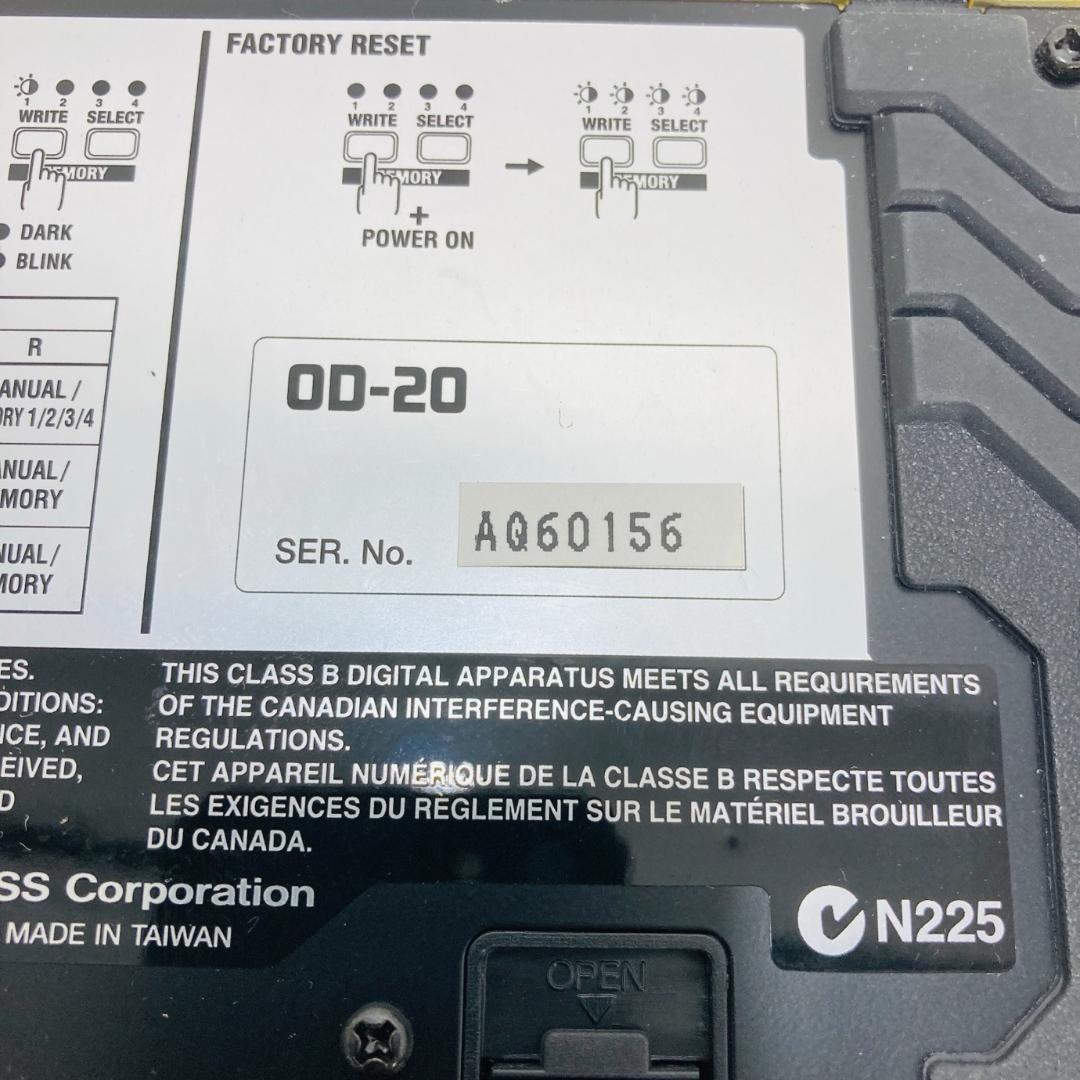 希少 BOSS OD-20 DRIVE ZONE エフェクター ツインペダル