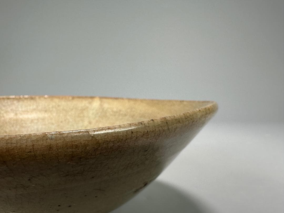 李朝時代　李朝　平茶碗　茶碗　 時代共箱