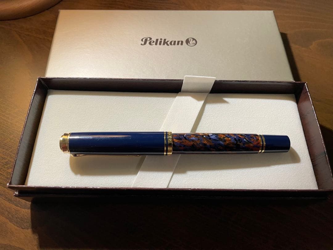 万年筆　Pelikan ペリカン　スーベレーンM800 ストーンガーデン　M字