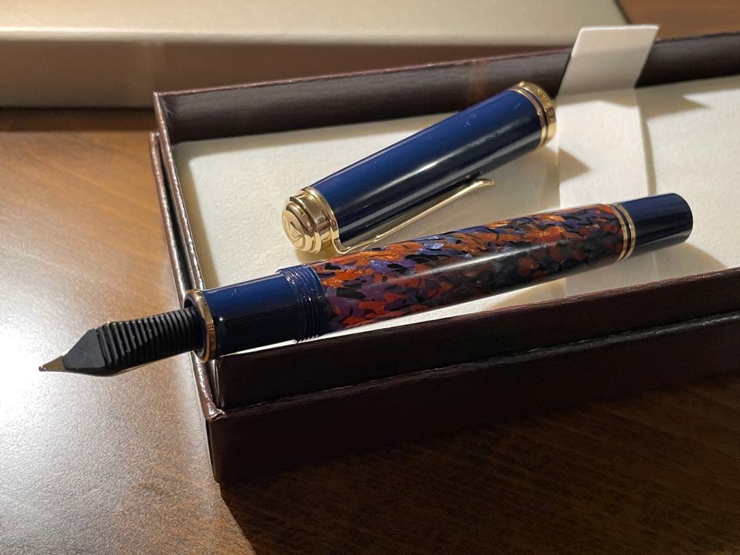 万年筆　Pelikan ペリカン　スーベレーンM800 ストーンガーデン　M字