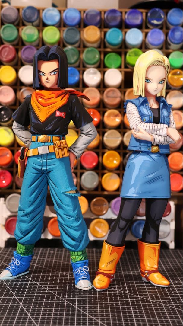 一番くじドラゴンボール　人造人間の恐怖 人造人間 二次元 リペイントフィギュア