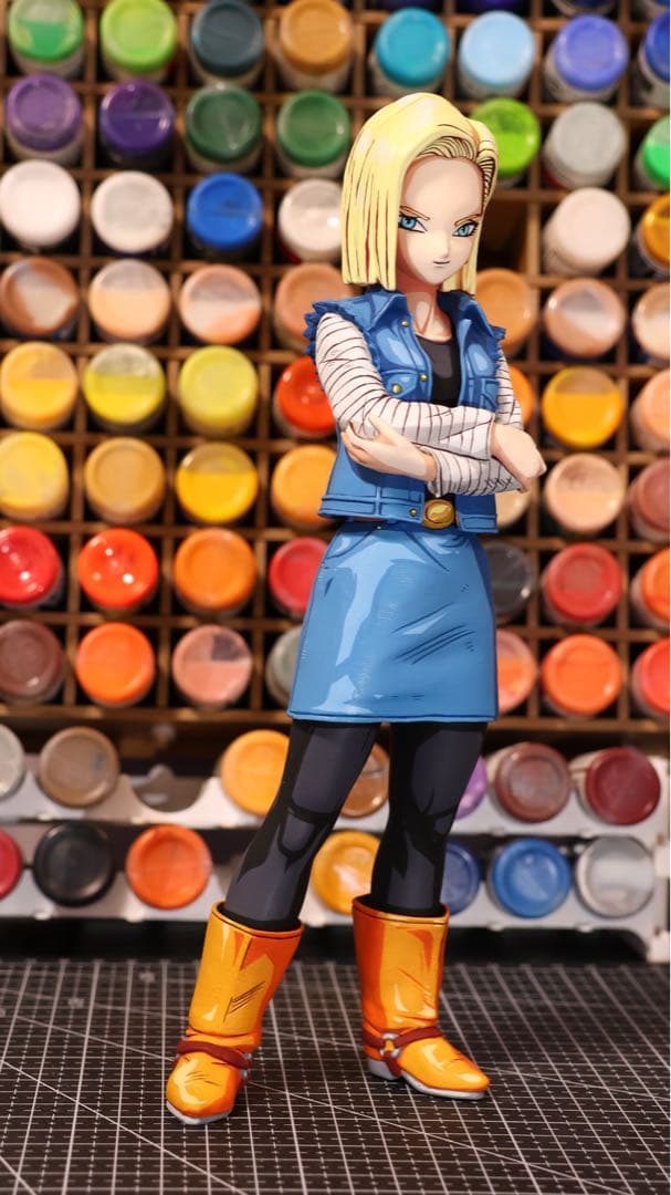 一番くじドラゴンボール　人造人間の恐怖 人造人間 二次元 リペイントフィギュア