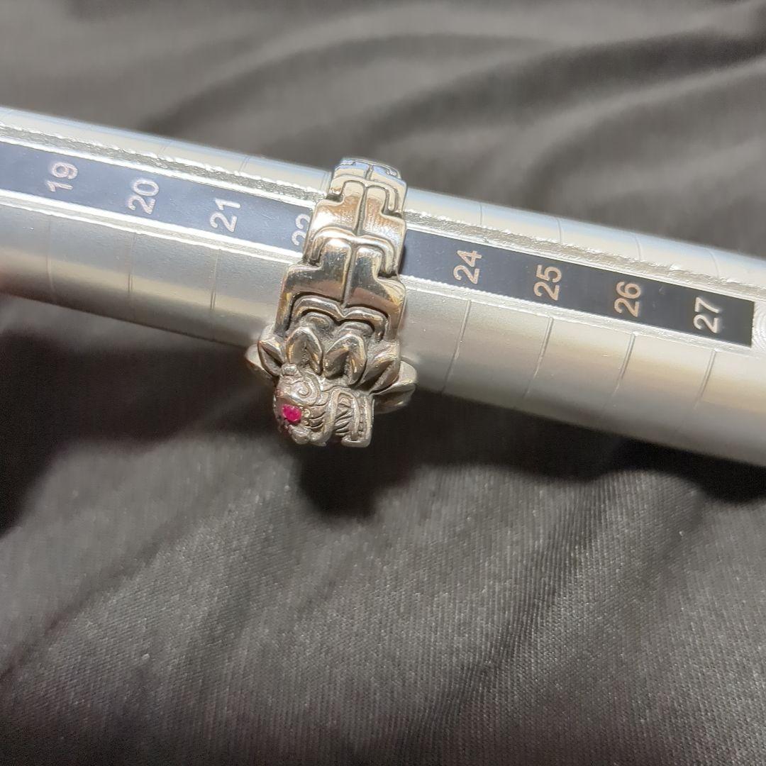 NAGUALルビーの瞳リング