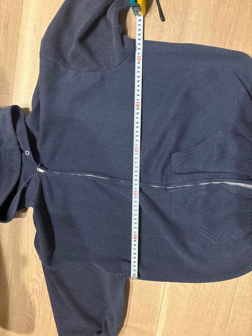 SEARS スウェットジップパーカー片爪 茄子紺 60s US vintage