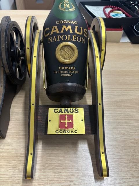 【古酒砲台付きセット】カミュ ナポレオン エクストラ 砲台台座付き