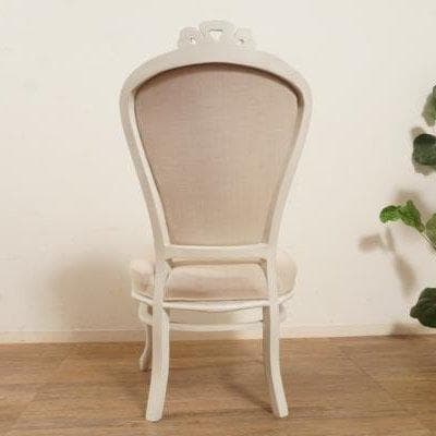 ハンプトンシリーズ　アンティーク風 ロココ調チェア　シングルチェア