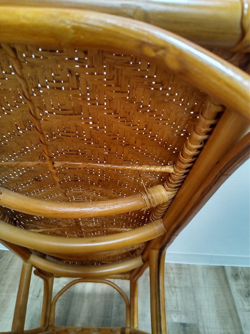 ラタンベンチ　収納箱　下駄箱