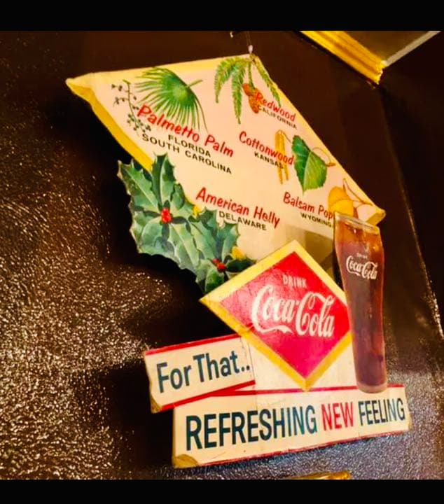 コーラ★3D立体看板　vintage.1940s〜