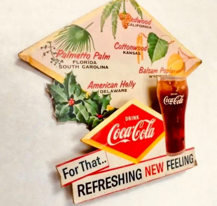 コーラ★3D立体看板　vintage.1940s〜