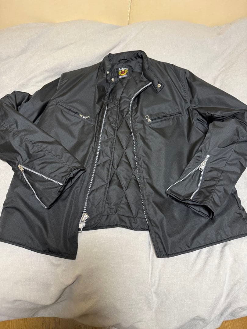 TAION SCHOTT タイオンxショットコラボ　ライダースダウンジャケット