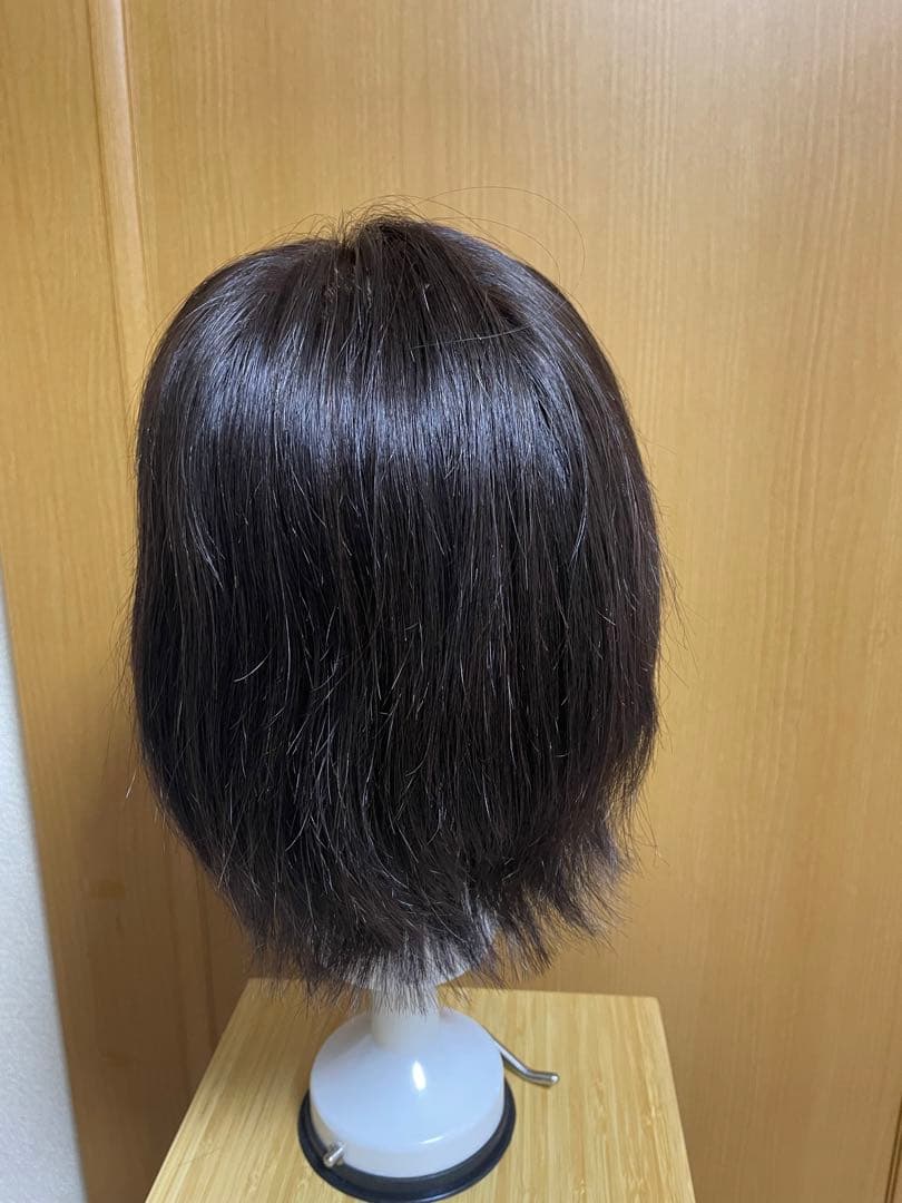 ワンステップ ウィッグ 人毛100% Sサイズ