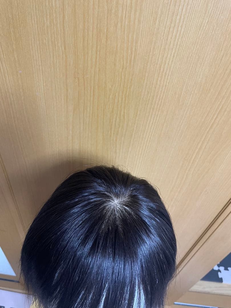 ワンステップ ウィッグ 人毛100% Sサイズ