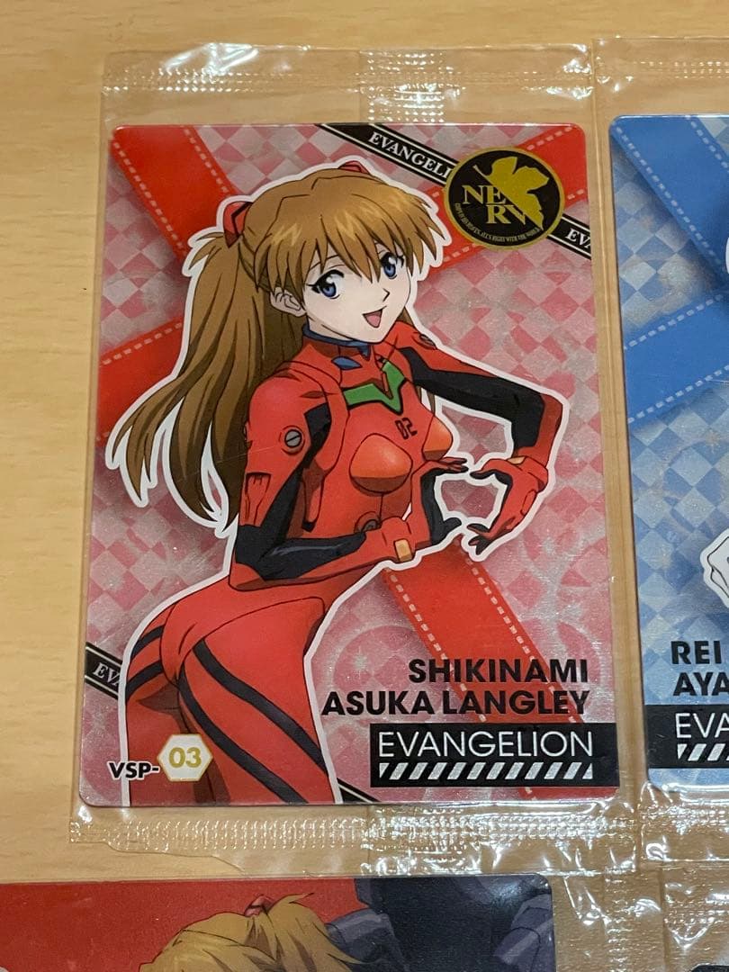 エヴァンゲリオン VSPカード 4枚セット未開封