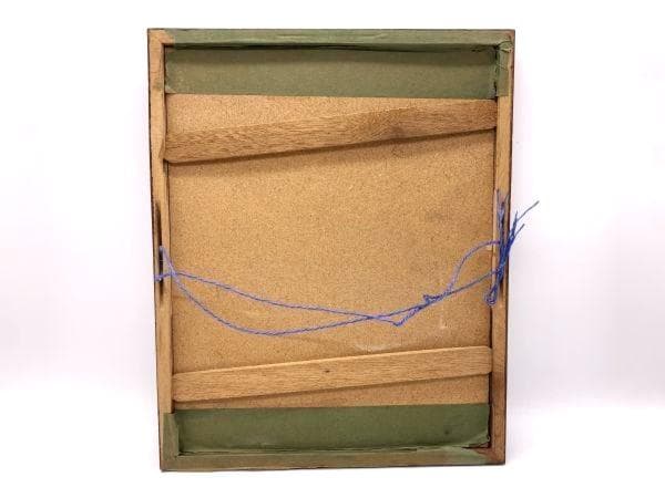 【 横山泰三 デッサン 】『1955　巴里にて』　ラフスケッチ　真作額装