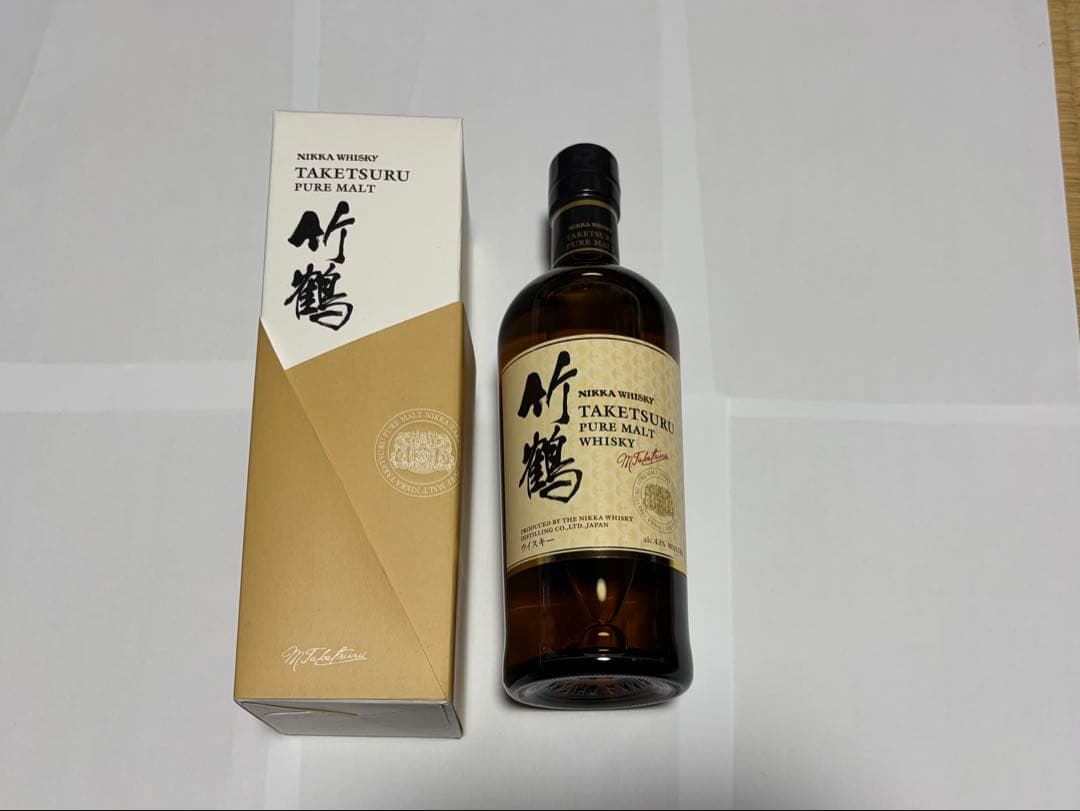 ニッカ 竹鶴 ピュアモルト 箱あり 未開栓 自宅保管